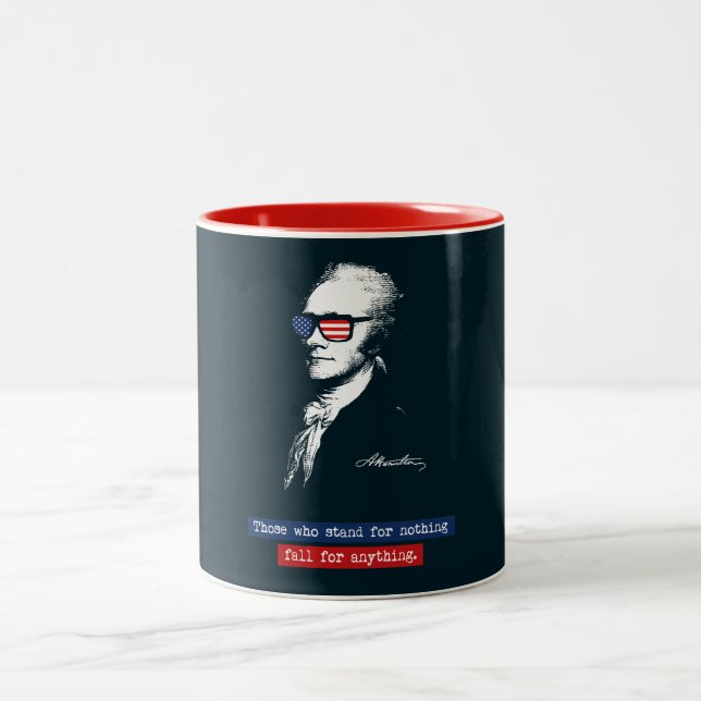 Taza Bicolor Alexander Hamilton los que representan nada (Centro)