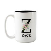 Alfabeto Z floral de bonito