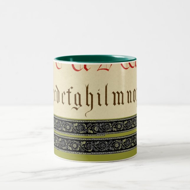 Taza Bicolor Alfhabet Mug (Centro)
