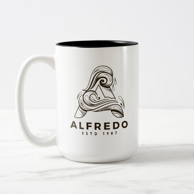 Taza Bicolor Alfredo (Izquierda)