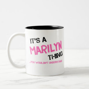 Taza Bicolor Algo de Marilyn que no entenderías a T-Shirt