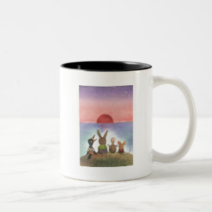 Taza Bicolor Algo rojo