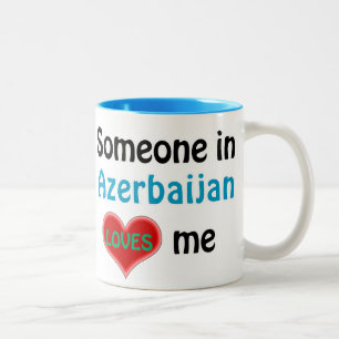 Taza Bicolor Alguien en Azerbaiyán me quiere