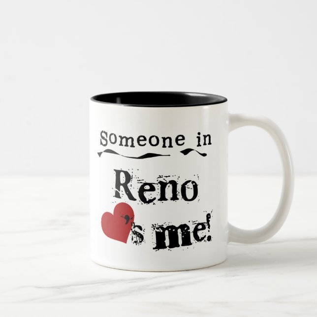 Taza Bicolor Alguien en Reno (Derecha)
