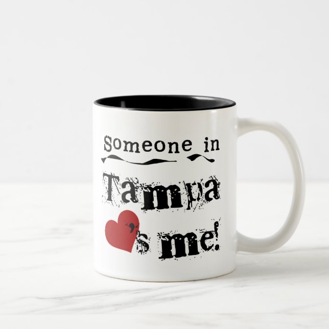 Taza Bicolor Alguien en Tampa (Derecha)