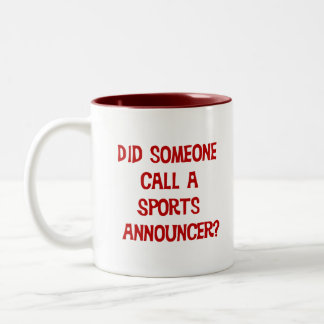 Taza Bicolor Alguien Llamó A Un Analista Deportivo Mug