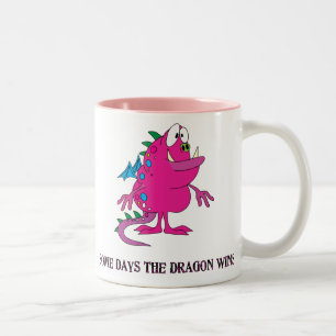 Taza Bicolor Algunos días los triunfos del dragón