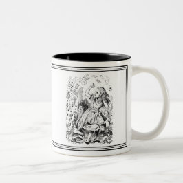 Taza Bicolor Alicia en el campo de las maravillas John Tenniel 