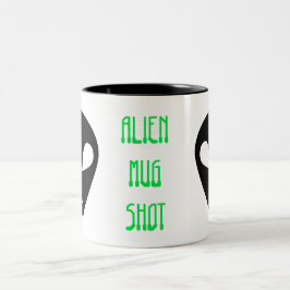 Taza Bicolor Alien Mug Shot