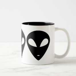 Taza Bicolor Alien Mug Shot