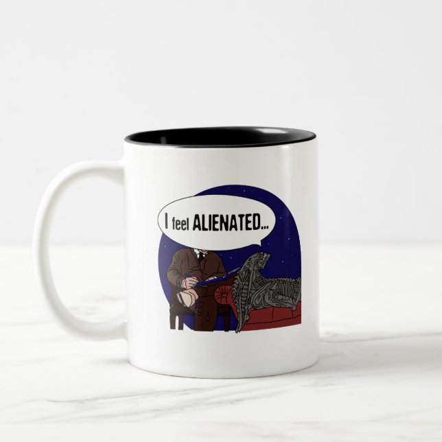 TAZA BICOLOR ALIENATION ! (Izquierda)