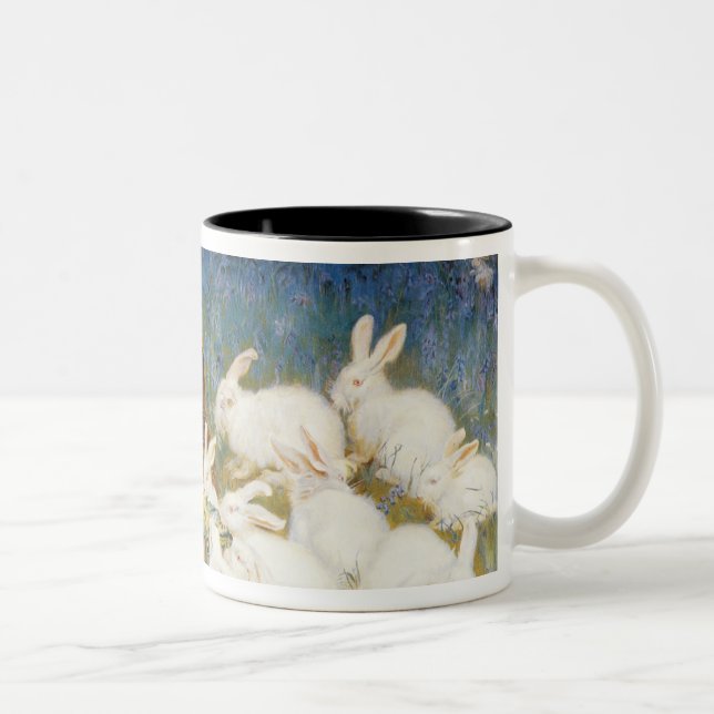 Taza Bicolor Alimentación de los conejos (Derecha)
