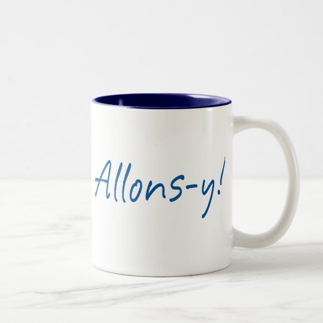 Taza Bicolor Allons-y (Derecha)