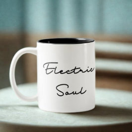 Taza Bicolor Alma Eléctrica - Inspirador