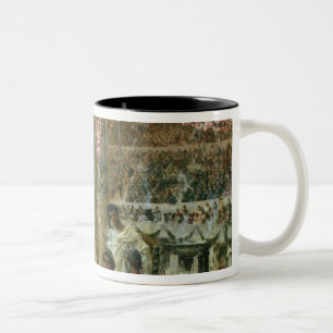 Taza Bicolor Alma-Tadema el Caracalla y Geta, 1907