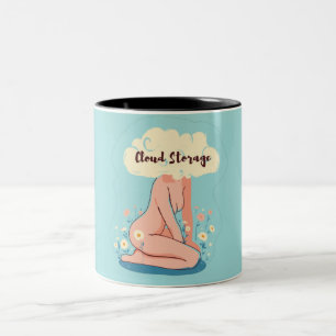Taza Bicolor Almacenamiento en la nube: regalo de codificadores