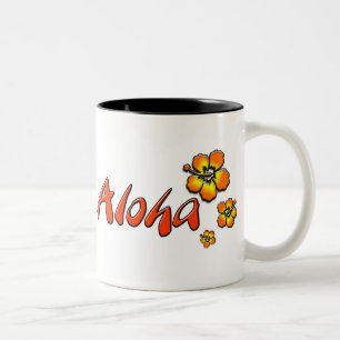 Taza Bicolor Aloha Mug
