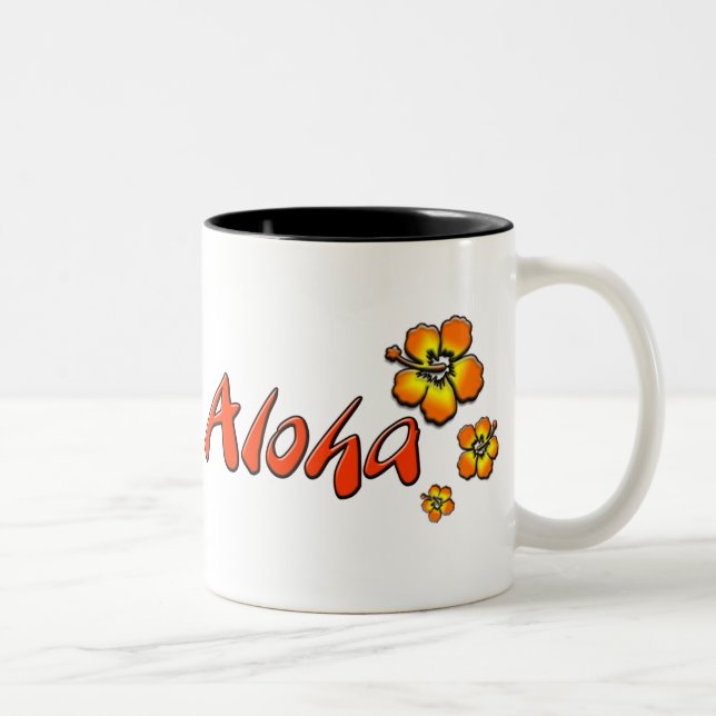 Taza Bicolor Aloha Mug (Derecha)