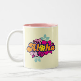 Taza Bicolor Aloha Pickleball