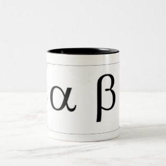 Taza Bicolor Alpha Beta Mug