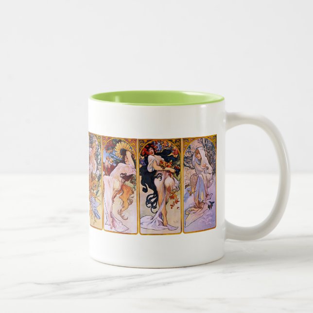Taza Bicolor Alphonse Mucha (Derecha)