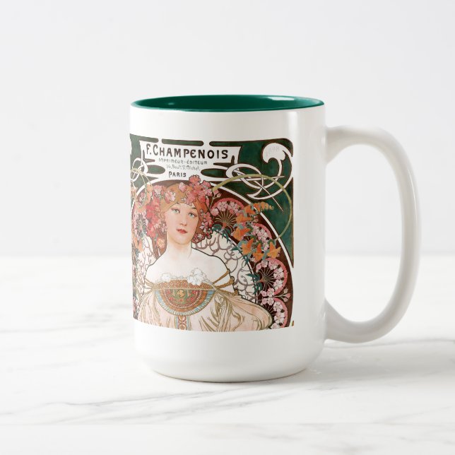 Taza Bicolor Alphonse Mucha (Derecha)
