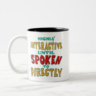 Taza Bicolor Altamente interactivo hasta que se le habla direct