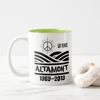 Taza Bicolor Altamont Speedway 1969-2019 50º Aniversario