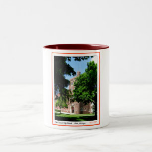 Taza Bicolor Alto central del pedernal