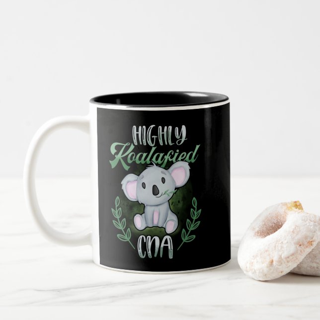 Taza Bicolor Alto Koalafied CNA Koala Bear (Con donut)