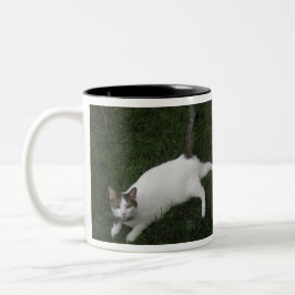 Taza Bicolor Alvin The Cat Coffee Mug