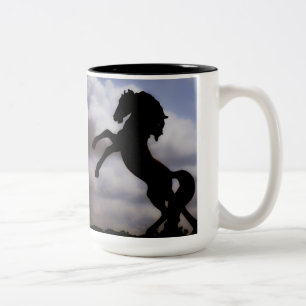 Taza Bicolor Alzar el caballo
