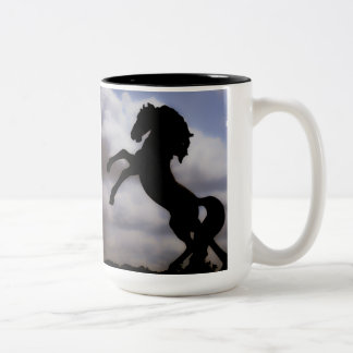Taza Bicolor Alzar el caballo