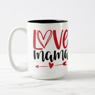 Taza Bicolor Ama a Mamá 