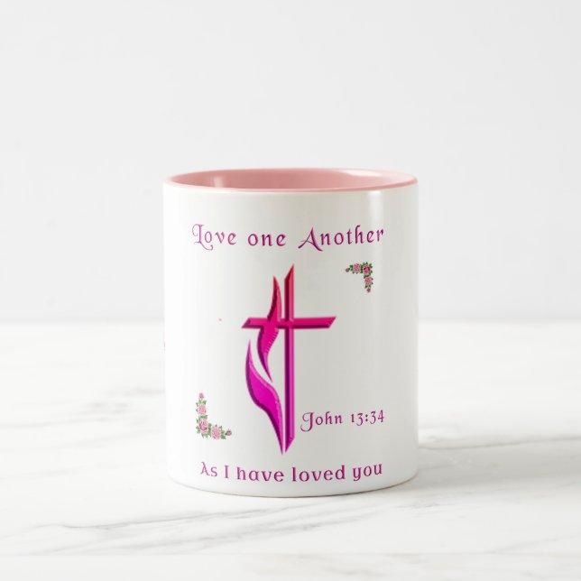 Taza Bicolor Ama a otros (Centro)