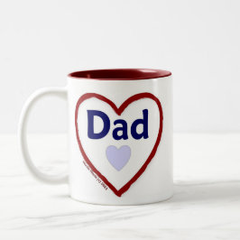Taza Bicolor Ama papá