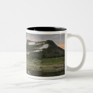 Taza Bicolor Amanecer y reflejo, Parque Nacional Glaciar,