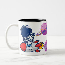 Taza Bicolor Amante de la astronomía