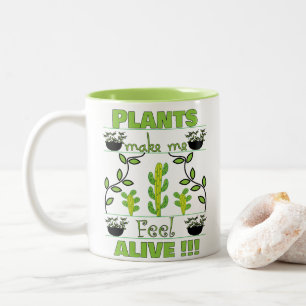 Taza Bicolor Amante de las Plantas