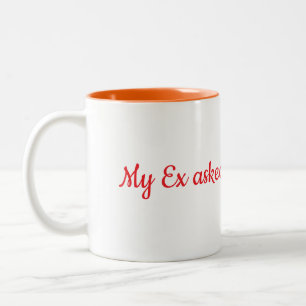 Taza Bicolor amante de los gatos chiste de ruptura novio novia