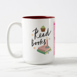 Taza Bicolor Amante de los libros