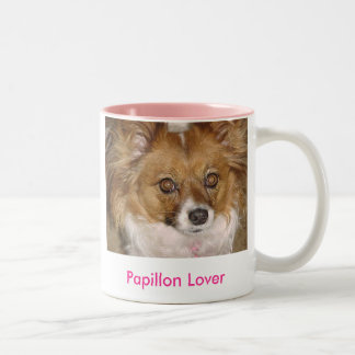 Taza Bicolor Amante de Papillon - modificado para requisitos