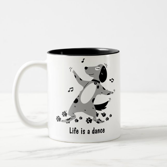 TAZA BICOLOR AMANTE DEL PERRO (Izquierda)