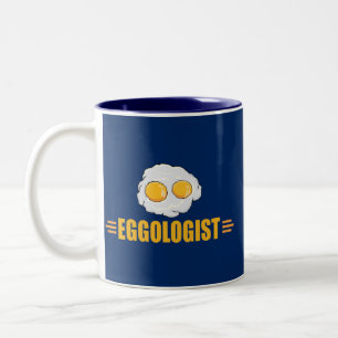 Taza Bicolor Amante divertido del huevo