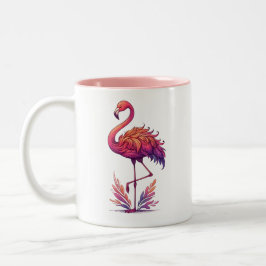 Taza Bicolor Amante Flamingo