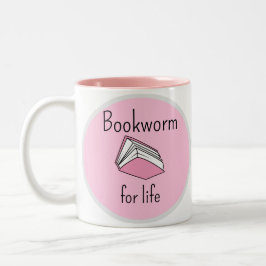 Taza Bicolor Amantes de los Libros