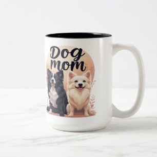 Taza Bicolor Amantes de los Perros