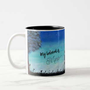 Taza Bicolor Amantes de Silueta