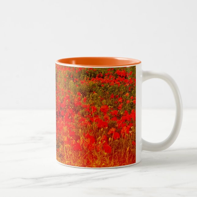 Taza Bicolor Amapolas conmemorativas (Derecha)