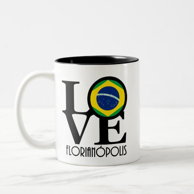Taza Bicolor AMAR a Florianópolis 11oz (Izquierda)